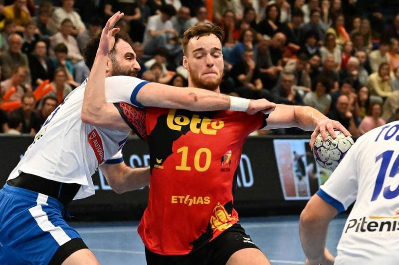 Handball. Men's World Championship Qualifiers. Belgium - Greece. 21.03.2026
