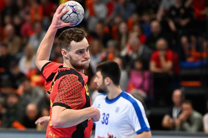 Handball. Men's World Championship Qualifiers. Belgium - Greece. 21.03.2026