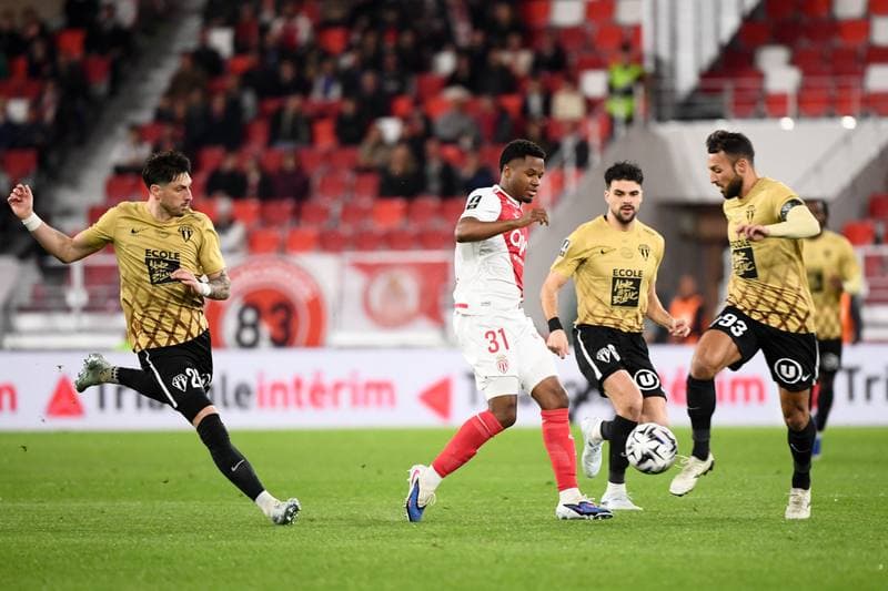 Football. Ligue 1. AS Monaco - Angers SCO. 28.02.2026