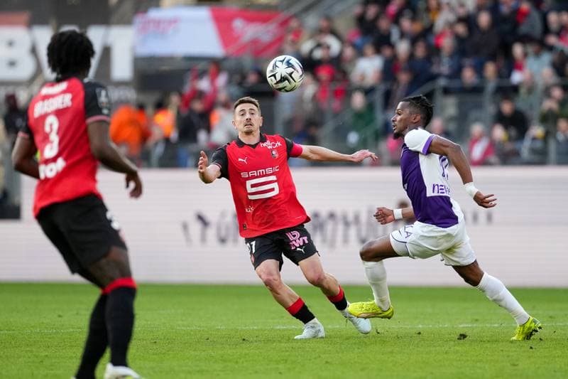 Football. Ligue 1. Stade Rennais - Toulouse FC. 28.02.2026