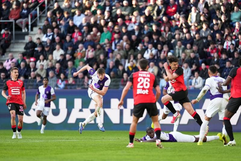 Football. Ligue 1. Stade Rennais - Toulouse FC. 28.02.2026