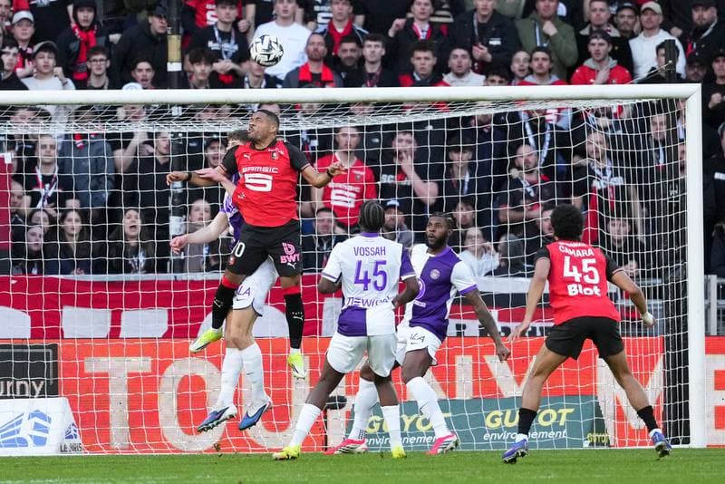 Football. Ligue 1. Stade Rennais - Toulouse FC. 28.02.2026