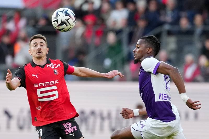 Football. Ligue 1. Stade Rennais - Toulouse FC. 28.02.2026