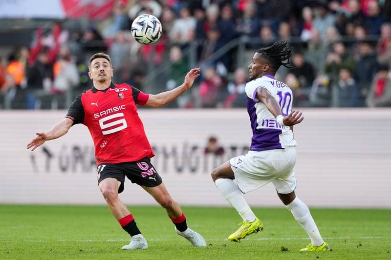 Football. Ligue 1. Stade Rennais - Toulouse FC. 28.02.2026