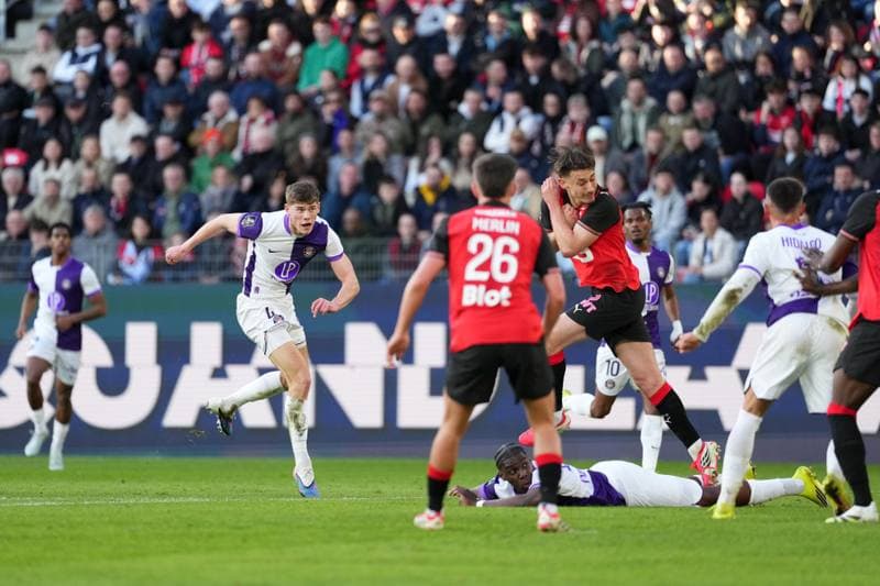 Football. Ligue 1. Stade Rennais - Toulouse FC. 28.02.2026