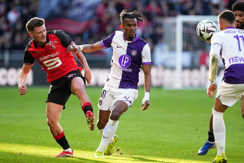 Football. Ligue 1. Stade Rennais - Toulouse FC. 28.02.2026