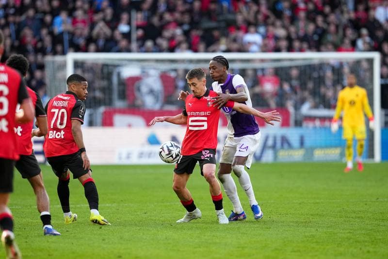 Football. Ligue 1. Stade Rennais - Toulouse FC. 28.02.2026