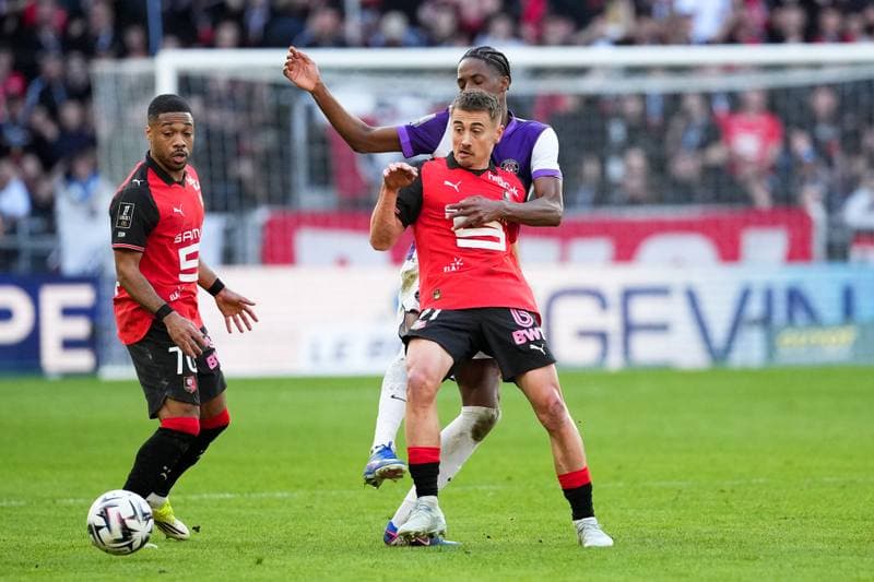 Football. Ligue 1. Stade Rennais - Toulouse FC. 28.02.2026