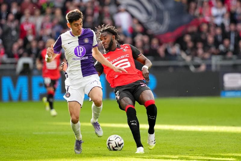 Football. Ligue 1. Stade Rennais - Toulouse FC. 28.02.2026