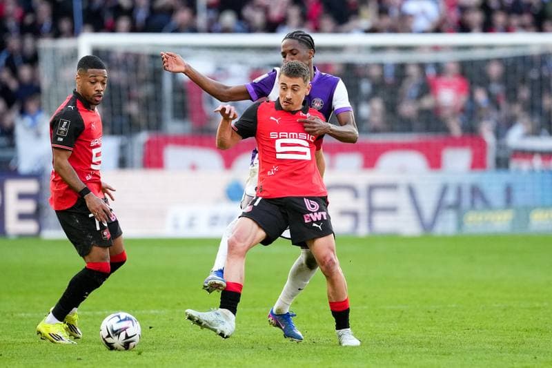 Football. Ligue 1. Stade Rennais - Toulouse FC. 28.02.2026