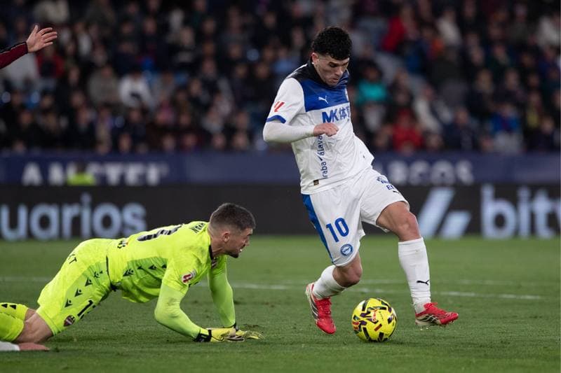 Football. La Liga. Levante - Alaves. 27.02.2026