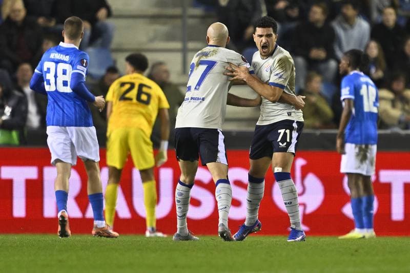 Football. UEFA Europa League. KRC Genk - GNK Dinamo Zagreb. 26.02.2026