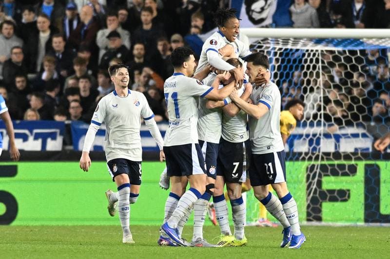Football. UEFA Europa League. KRC Genk - GNK Dinamo Zagreb. 26.02.2026