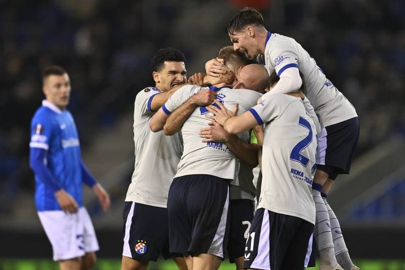 Football. UEFA Europa League. KRC Genk - GNK Dinamo Zagreb. 26.02.2026