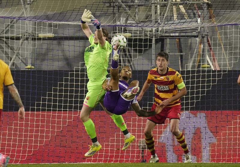 Football. UEFA Europa Conference League. Fiorentina - Jagiellonia. 26.02.2026