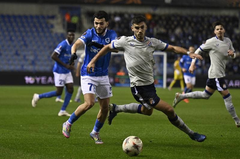 Football. UEFA Europa League. KRC Genk - GNK Dinamo Zagreb. 26.02.2026