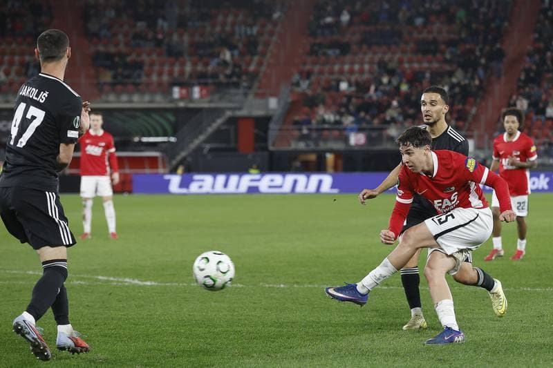 Football. UEFA Conference League. AZ - Noah. 26.02.2026
