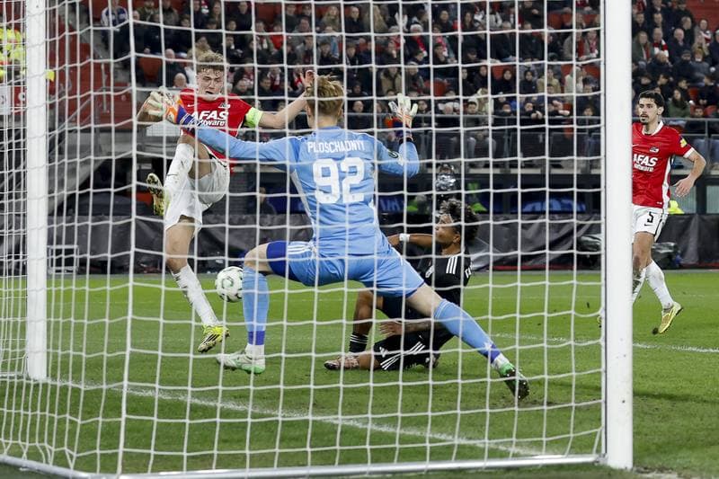 Football. UEFA Conference League. AZ - Noah. 26.02.2026