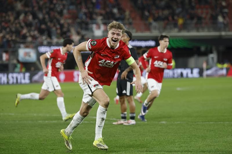 Football. UEFA Conference League. AZ - Noah. 26.02.2026