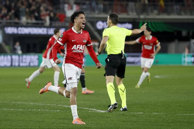Football. UEFA Conference League. AZ - Noah. 26.02.2026