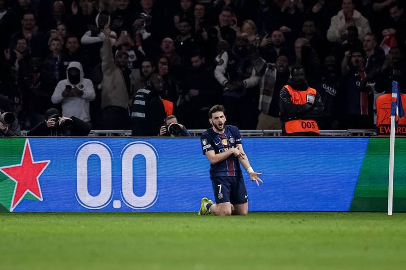 Football. UEFA Champions League. Paris Saint-Germain - AS Monaco. 25.02.2026