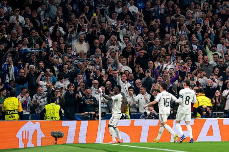 Football. Champions League. Real Madrid - SL Benfica. 25.02.2026