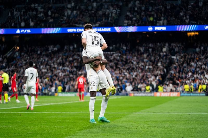 Football. Champions League. Real Madrid - SL Benfica. 25.02.2026