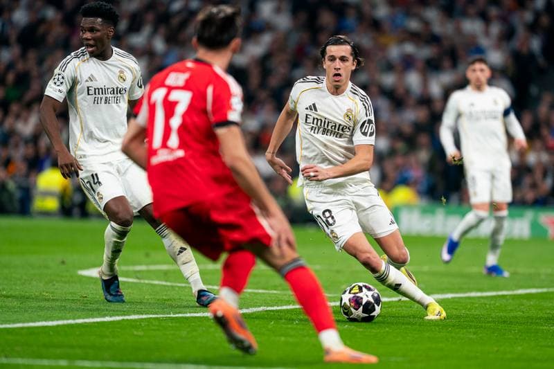 Football. Champions League. Real Madrid - SL Benfica. 25.02.2026