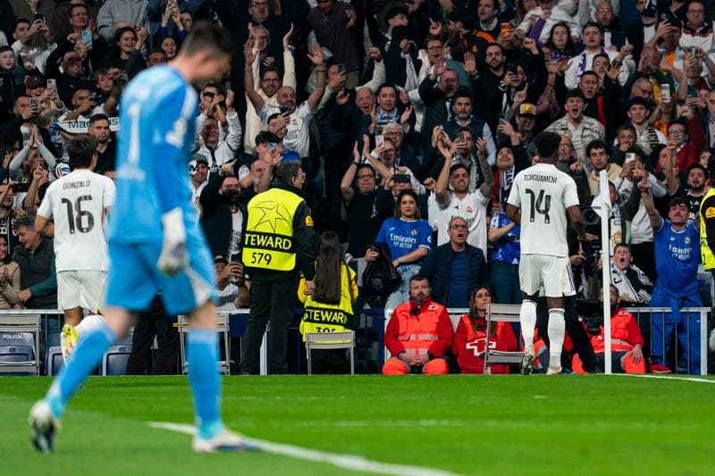Football. Champions League. Real Madrid - SL Benfica. 25.02.2026
