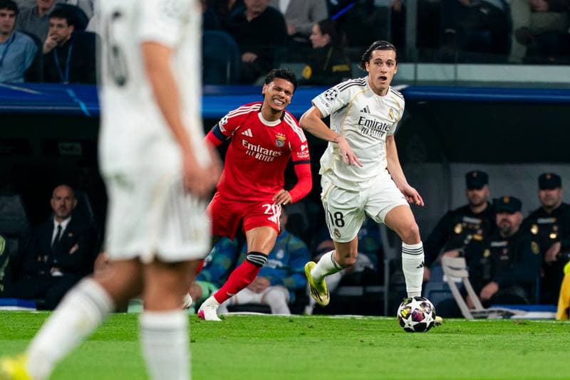 Football. Champions League. Real Madrid - SL Benfica. 25.02.2026