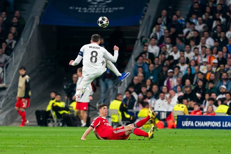 Football. Champions League. Real Madrid - SL Benfica. 25.02.2026