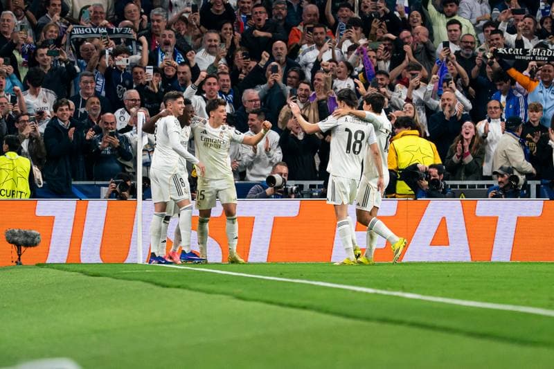 Football. Champions League. Real Madrid - SL Benfica. 25.02.2026