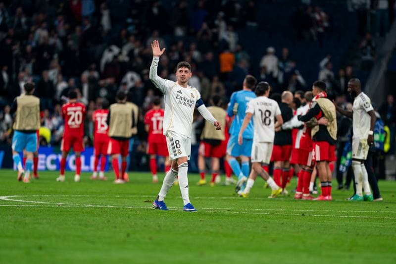 Football. Champions League. Real Madrid - SL Benfica. 25.02.2026