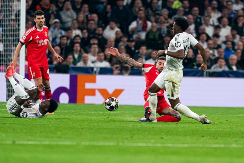 Football. Champions League. Real Madrid - SL Benfica. 25.02.2026