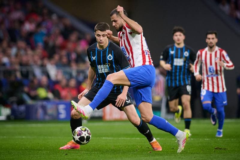 Football. Champions League. Atletico Madrid - Club Brugge KV. 24.02.2026