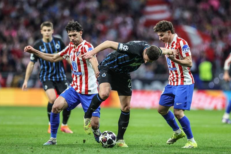Football. UEFA Champions League. Atletico Madrid - Club Brugge. 24.02.2026