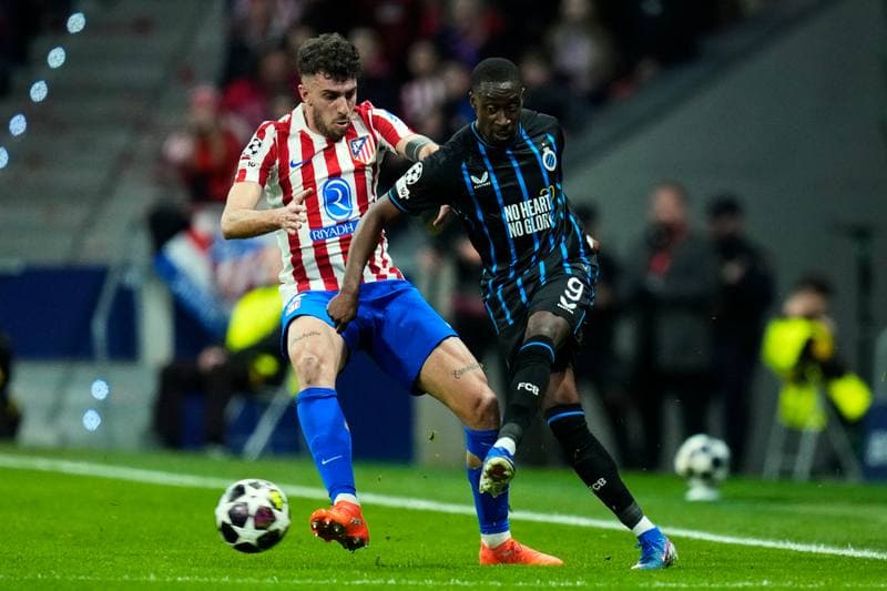 Football. UEFA Champions League. Atletico de Madrid - Club Brugge. 24.02.2026