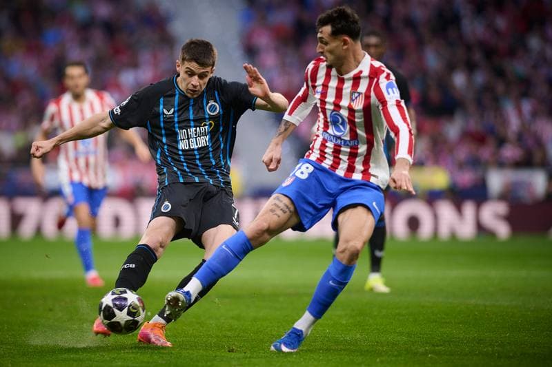 Football. Champions League. Atletico Madrid - Club Brugge KV. 24.02.2026