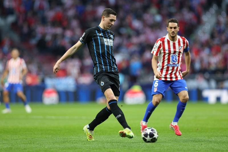 Football. UEFA Champions League. Atletico Madrid - Club Brugge. 24.02.2026