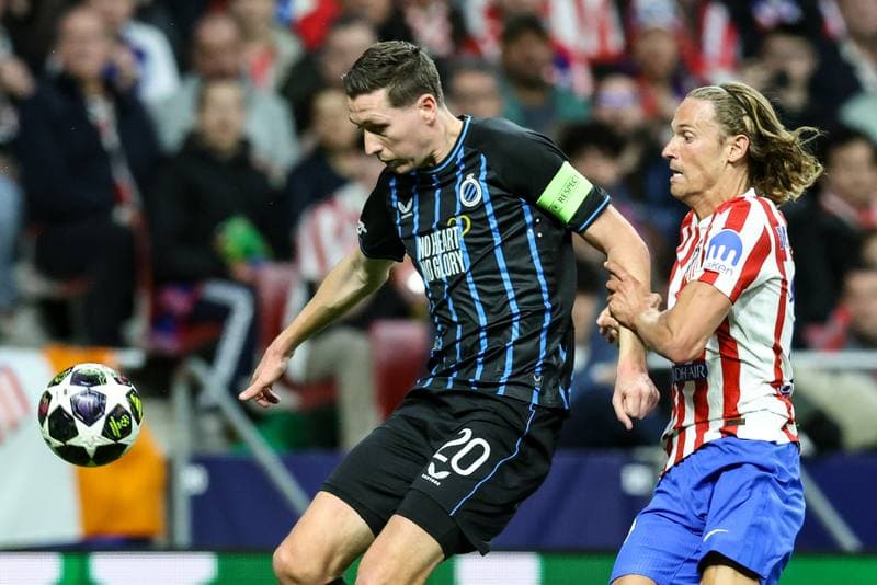 Football. UEFA Champions League. Atletico Madrid - Club Brugge. 24.02.2026