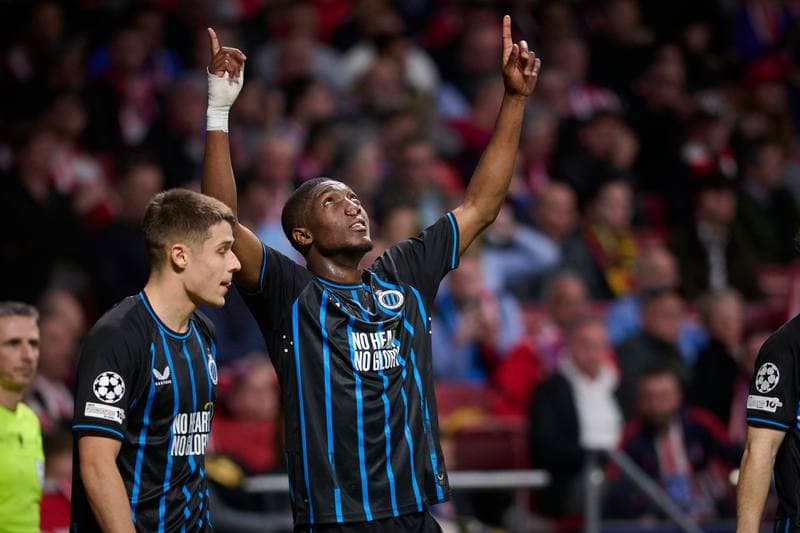 Football. Champions League. Atletico Madrid - Club Brugge KV. 24.02.2026