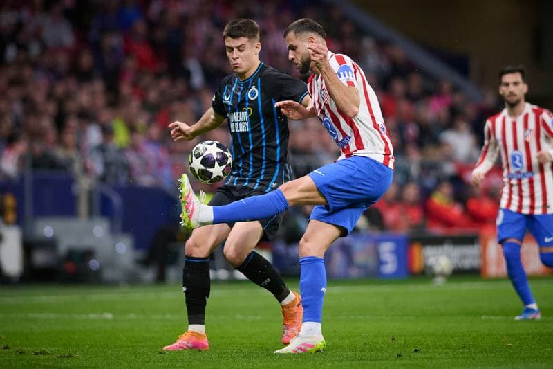 Football. Champions League. Atletico Madrid - Club Brugge KV. 24.02.2026