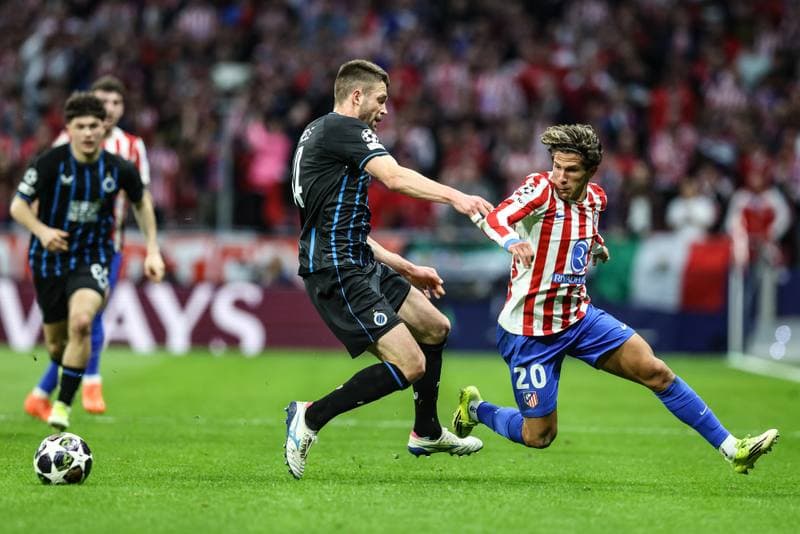 Football. UEFA Champions League. Atletico Madrid - Club Brugge. 24.02.2026