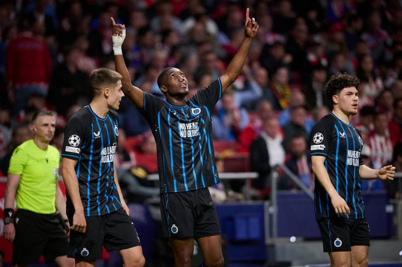 Football. Champions League. Atletico Madrid - Club Brugge KV. 24.02.2026