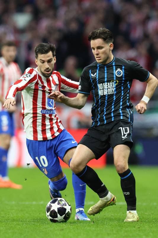 Football. UEFA Champions League. Atletico Madrid - Club Brugge. 24.02.2026