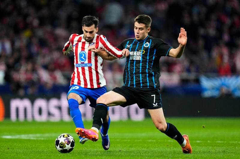 Football. UEFA Champions League. Atletico de Madrid - Club Brugge. 24.02.2026