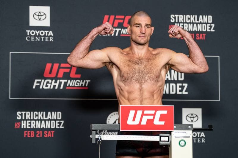 Mixed Martial Arts. UFC Fight Night. Official Weigh-In. 20.02.2026