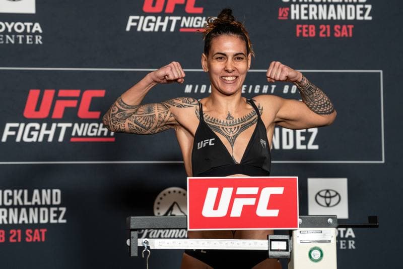 Mixed Martial Arts. UFC Fight Night. Official Weigh-In. 20.02.2026