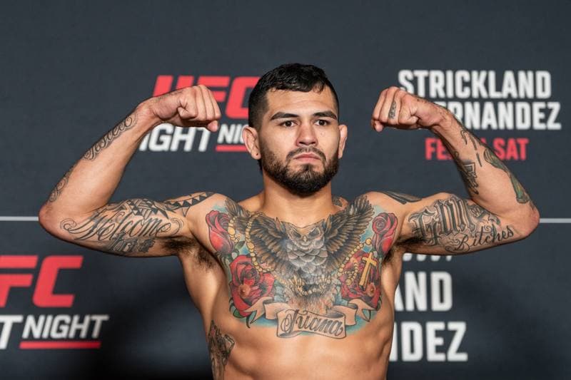 Mixed Martial Arts. UFC Fight Night. Official Weigh-In. 20.02.2026