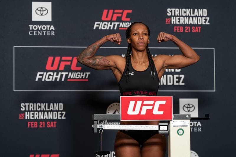 Mixed Martial Arts. UFC Fight Night. Official Weigh-In. 20.02.2026